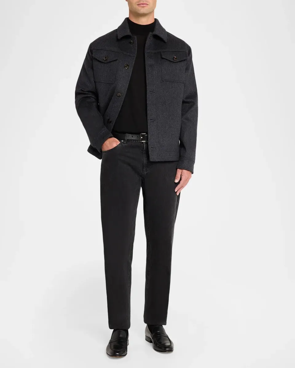 Neiman Marcus Men's Cashmere Turtleneck Sweater | Thumbnail 2
