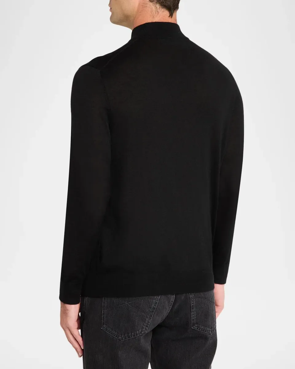 Neiman Marcus Men's Cashmere Turtleneck Sweater | Thumbnail 3