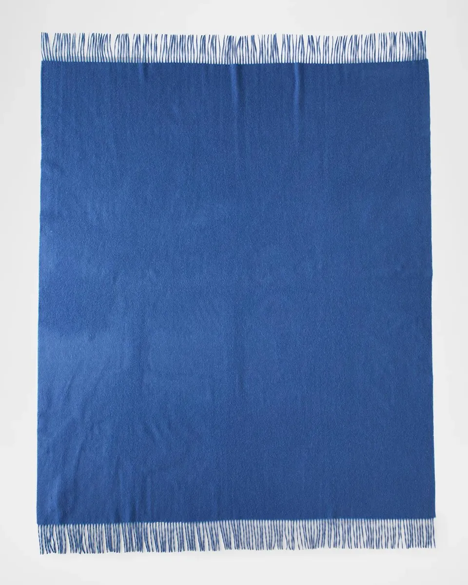 Sofia Cashmere Fringed Cashmere Throw Blanket, 56" x 72" | Thumbnail 3 Sofia Cashmere Fringed Cashmere Throw Blanket, 56" x 72" | Thumbnail 3