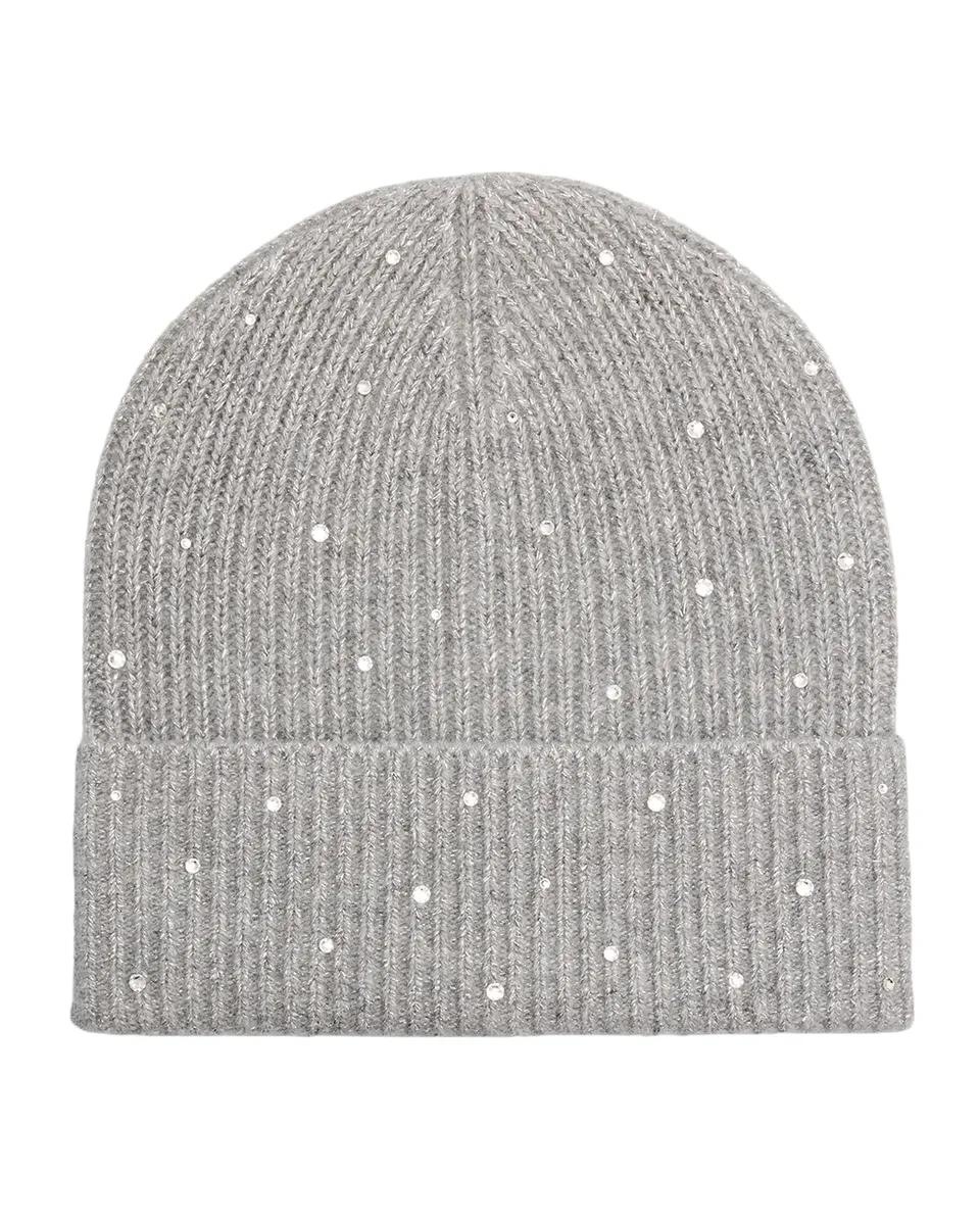 Carolyn Rowan Cashmere Lurex Crystal-Embellished Beanie | Thumbnail 2 Carolyn Rowan Cashmere Lurex Crystal-Embellished Beanie | Thumbnail 2