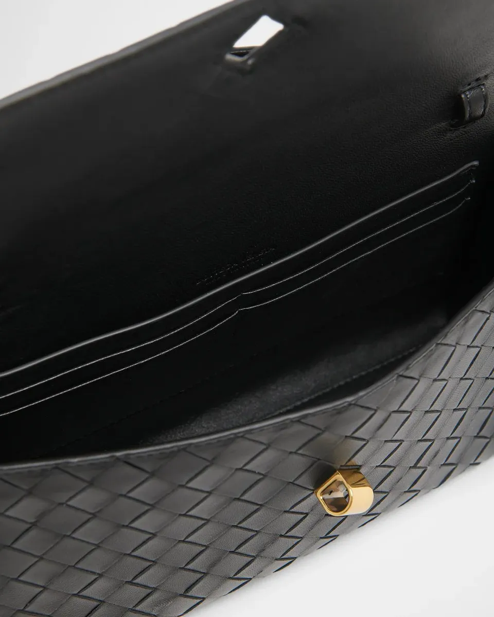 Bottega Veneta Andiamo Leather Clutch | Thumbnail 4
