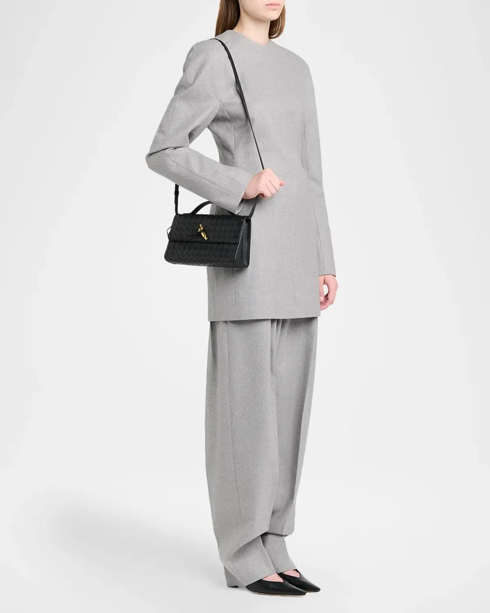 Bottega Veneta Andiamo Leather Clutch | Thumbnail 5