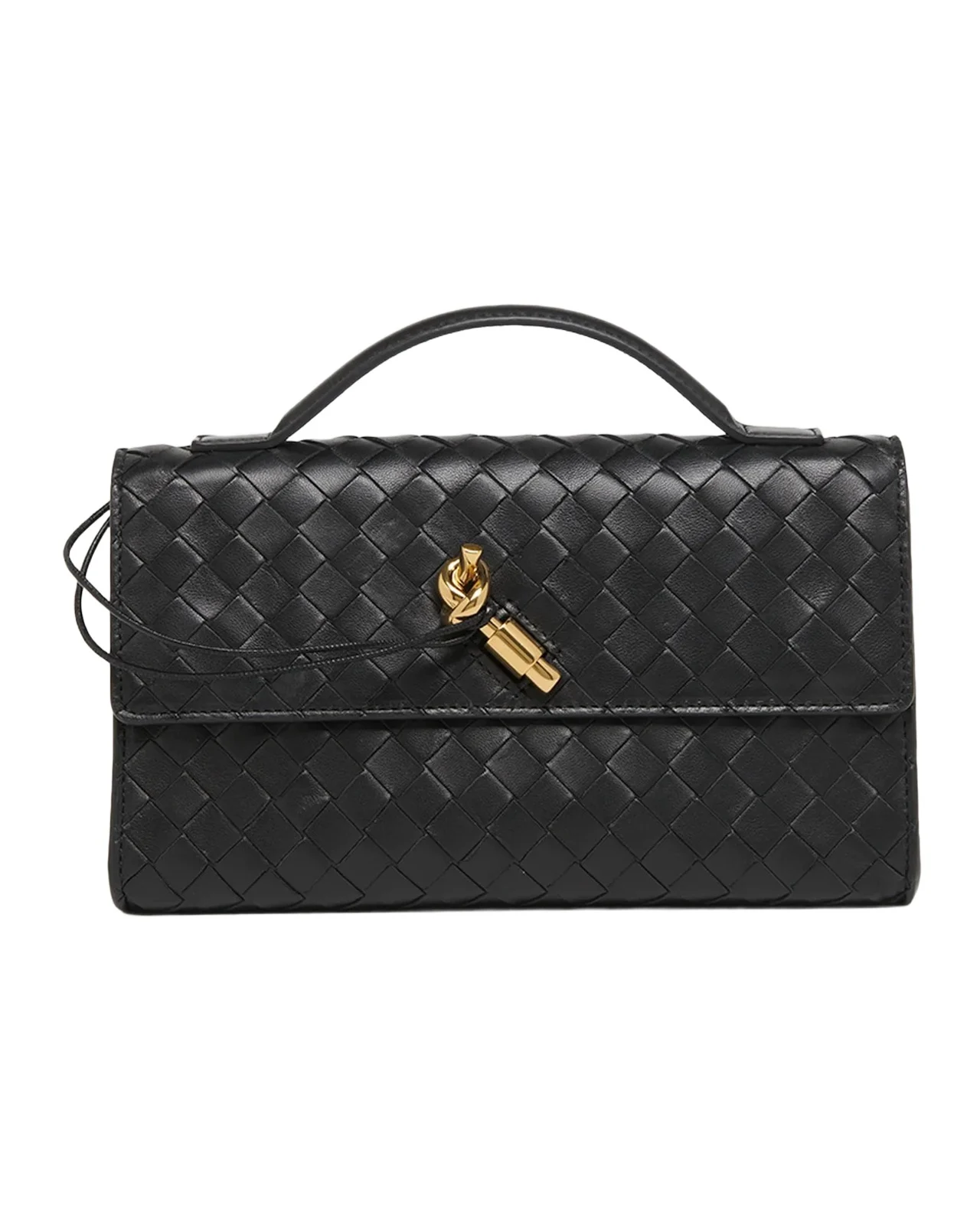 Andiamo Leather Clutch