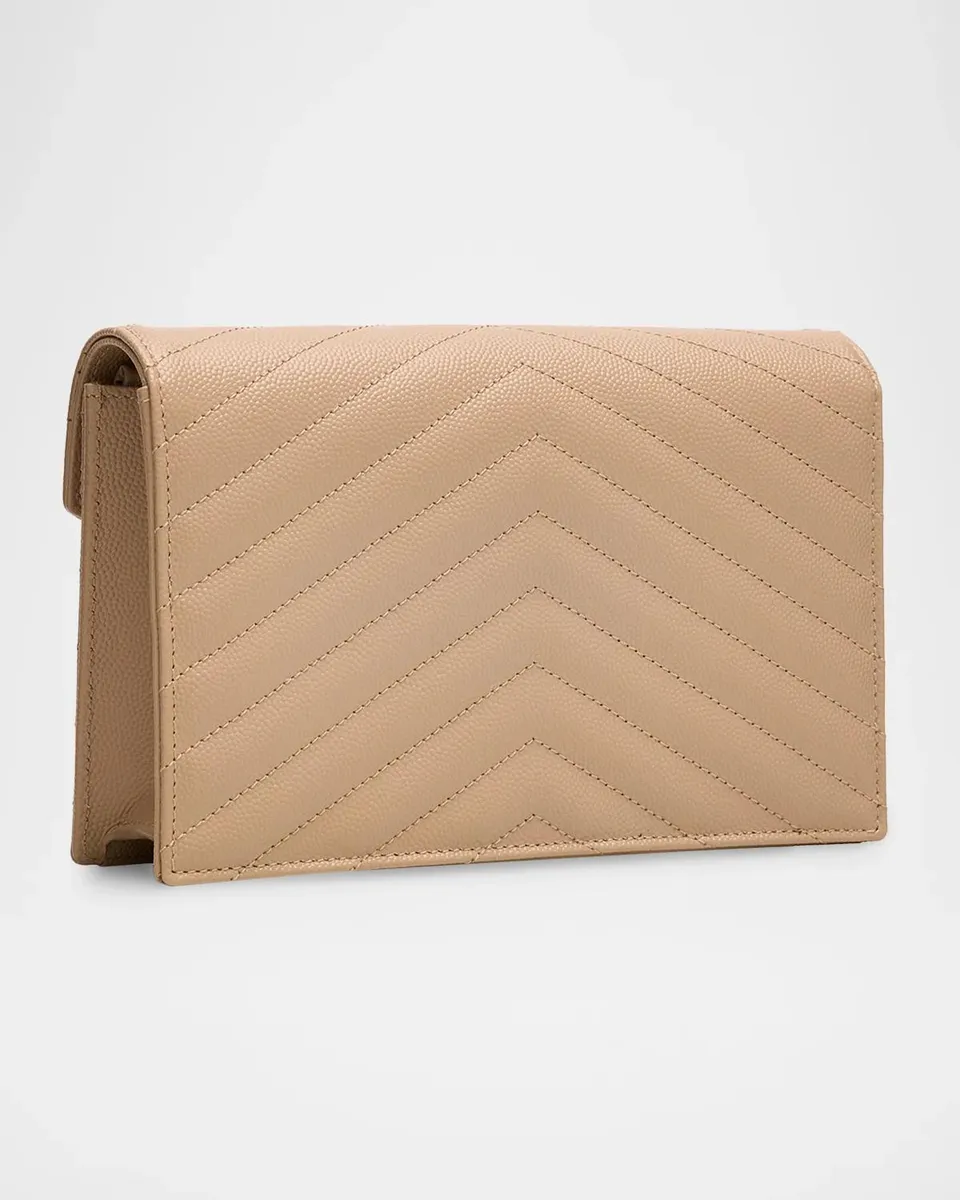 Saint Laurent Cassandre Quilted Chevron Leather Shoulder Bag | Thumbnail 3 Saint Laurent Cassandre Quilted Chevron Leather Shoulder Bag | Thumbnail 3