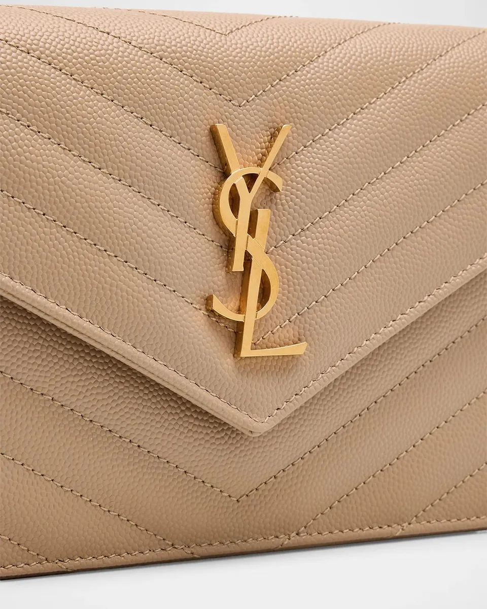 Saint Laurent Cassandre Quilted Chevron Leather Shoulder Bag | Thumbnail 6 Saint Laurent Cassandre Quilted Chevron Leather Shoulder Bag | Thumbnail 6