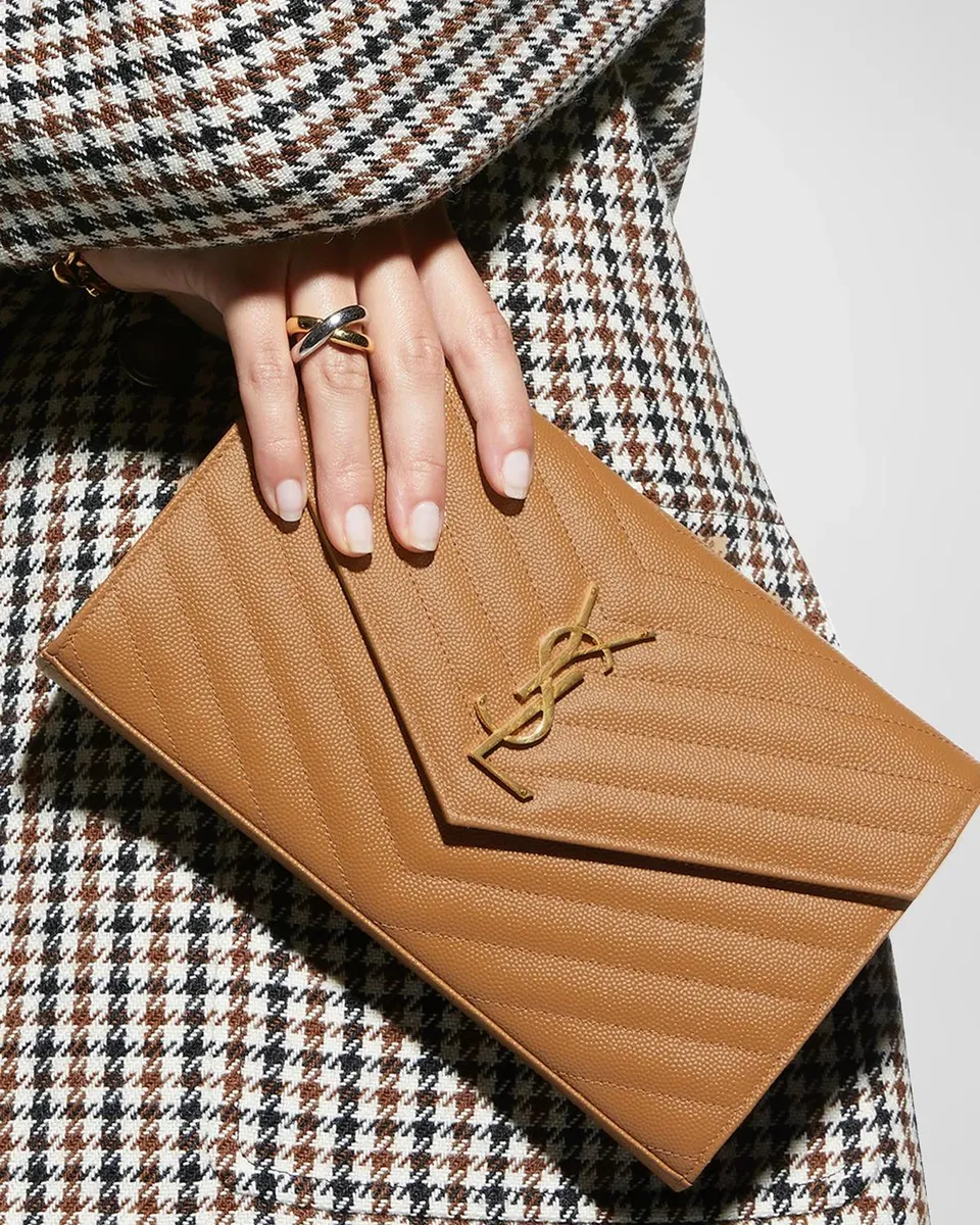 Saint Laurent Logo Quilted Leather Shoulder Bag | Thumbnail 2 Saint Laurent Logo Quilted Leather Shoulder Bag | Thumbnail 2
