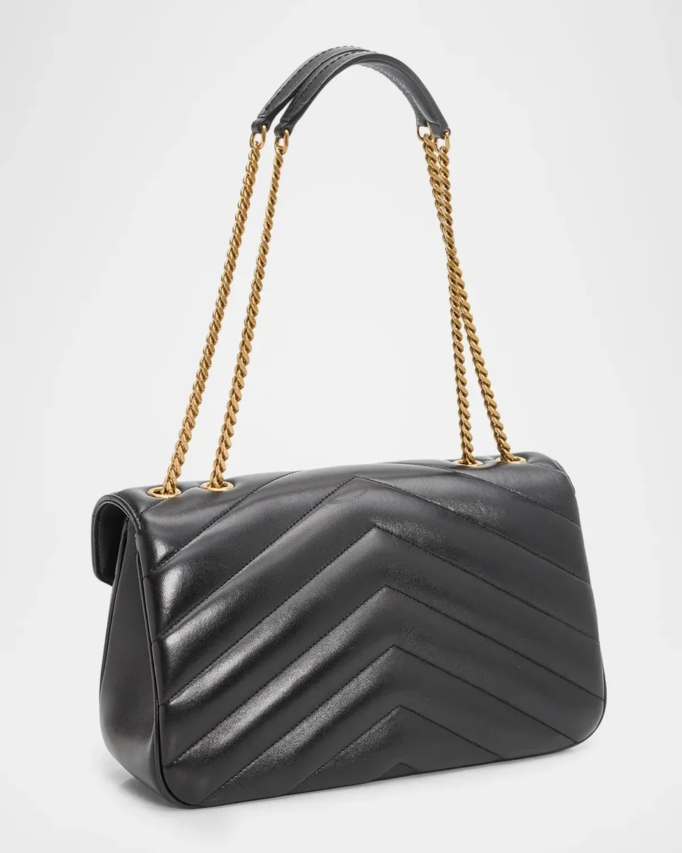 Saint Laurent Loulou Medium YSL Quilted Leather Shoulder Bag | Thumbnail 3 Saint Laurent Loulou Medium YSL Quilted Leather Shoulder Bag | Thumbnail 3