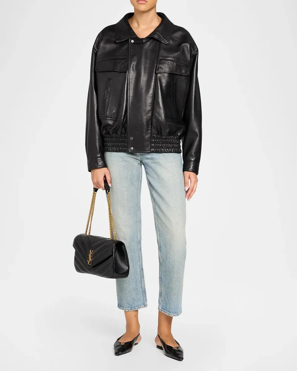 Saint Laurent Loulou Medium YSL Quilted Leather Shoulder Bag | Thumbnail 5 Saint Laurent Loulou Medium YSL Quilted Leather Shoulder Bag | Thumbnail 5