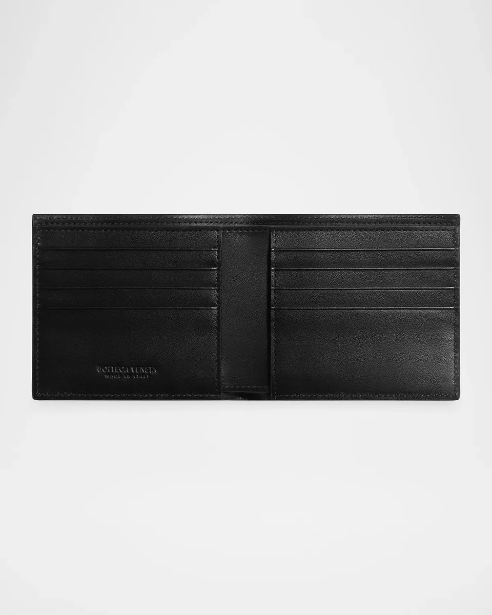 Bottega Veneta Men's Intrecciato Leather Colorblock Bifold Wallet | Thumbnail 2