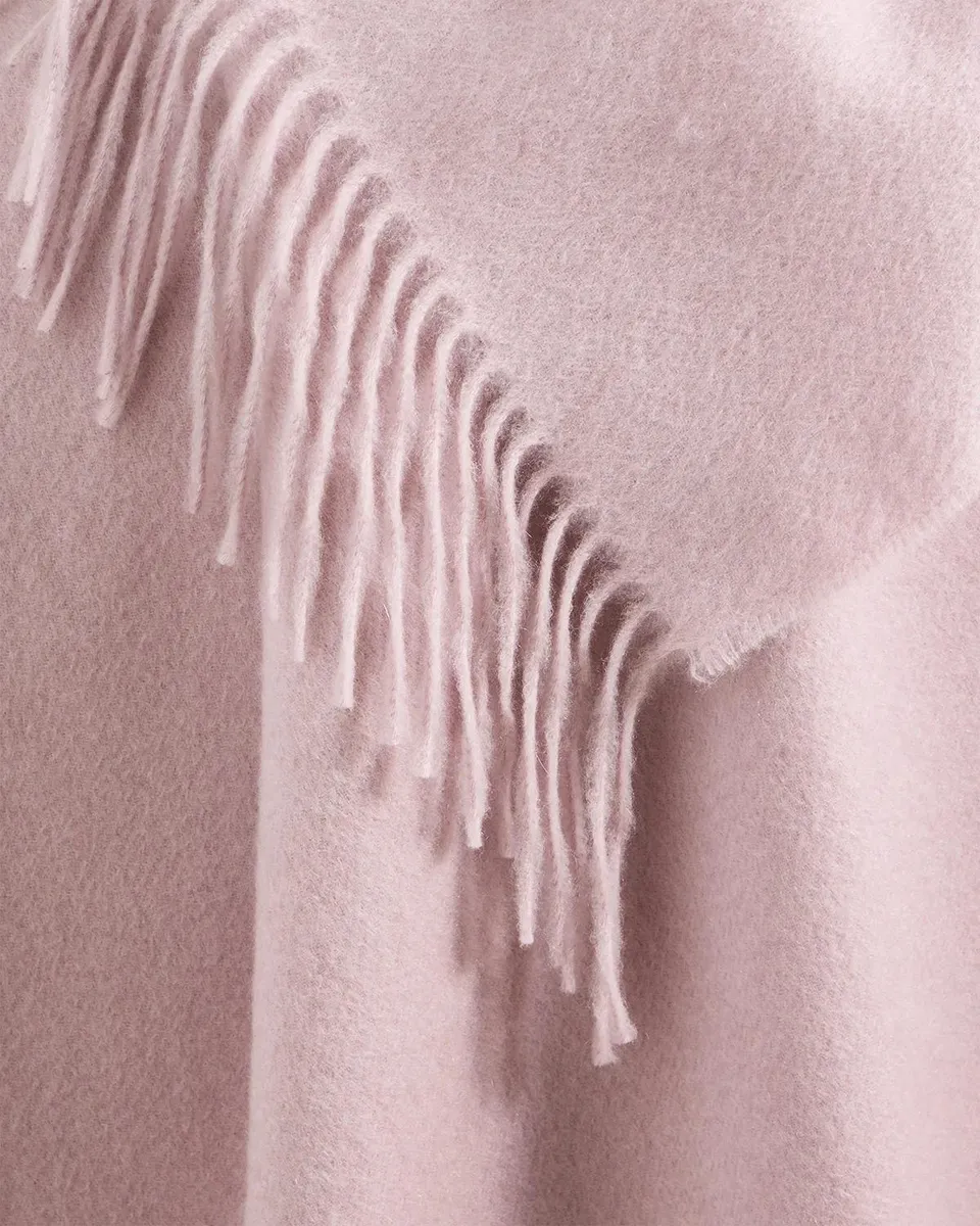 Sofia Cashmere Fringed Cashmere Throw Blanket, 56" x 72" | Thumbnail 4