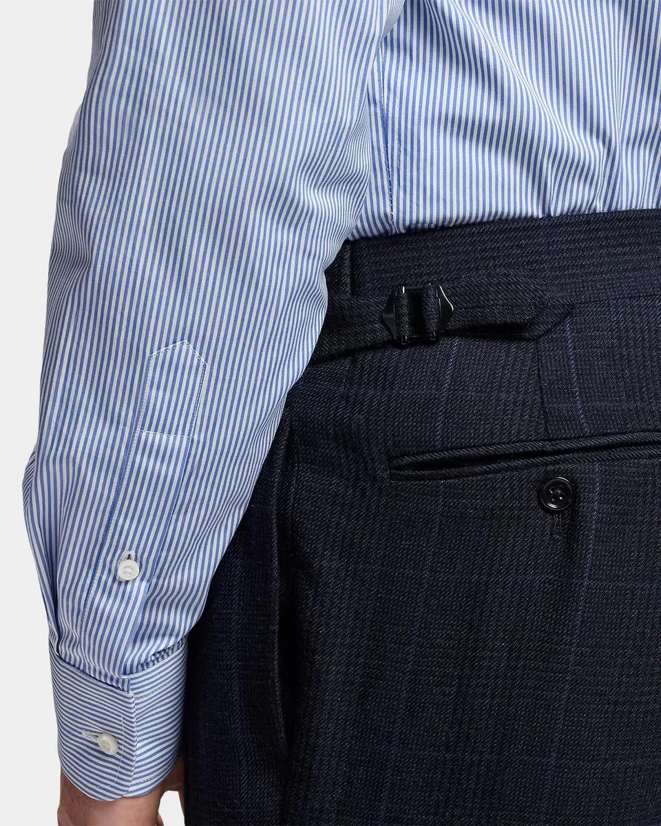 Ralph Lauren Purple Label Men's Gregory Hand-Tailored Cashmere Pleated Trousers | Thumbnail 5 Ralph Lauren Purple Label Men's Gregory Hand-Tailored Cashmere Pleated Trousers | Thumbnail 5