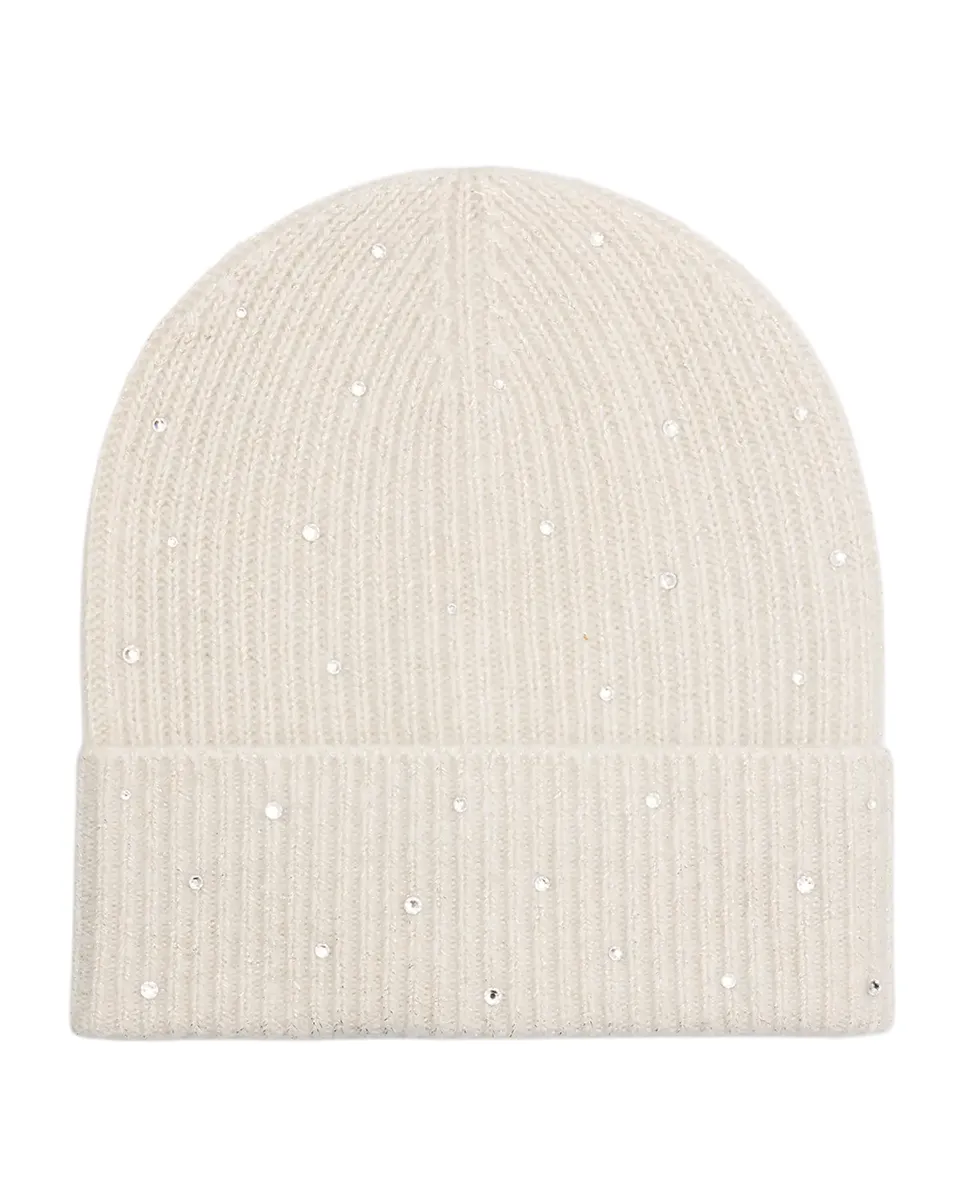 Carolyn Rowan Cashmere Lurex Crystal-Embellished Beanie | Thumbnail 2 Carolyn Rowan Cashmere Lurex Crystal-Embellished Beanie | Thumbnail 2