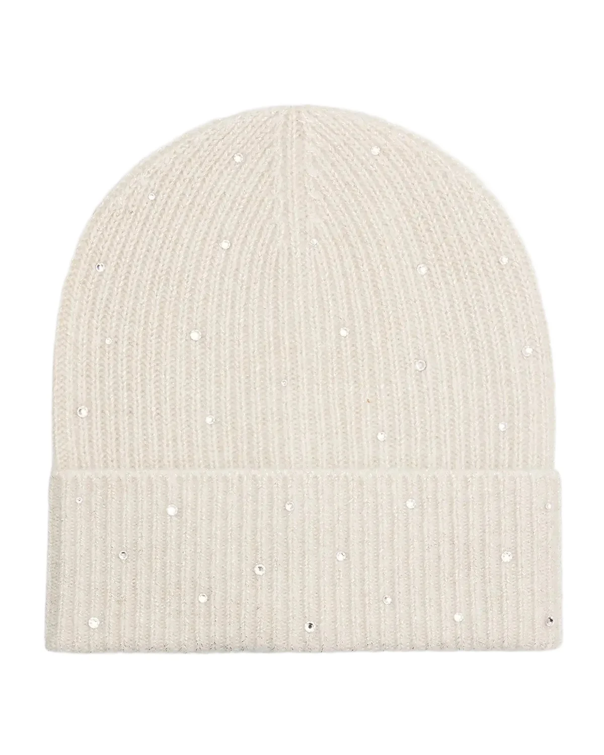 Carolyn Rowan Cashmere Lurex Crystal-Embellished Beanie