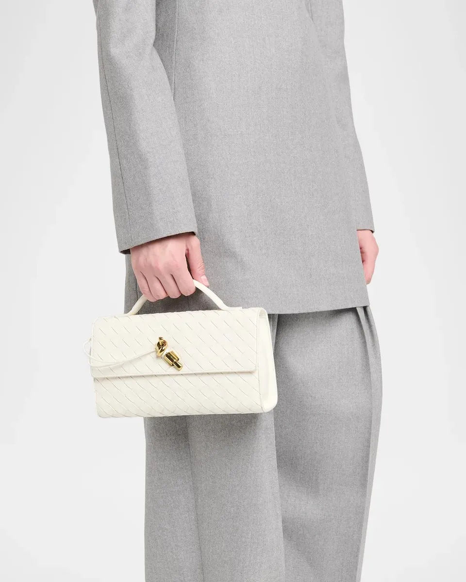 Bottega Veneta Andiamo Leather Clutch | Thumbnail 2
