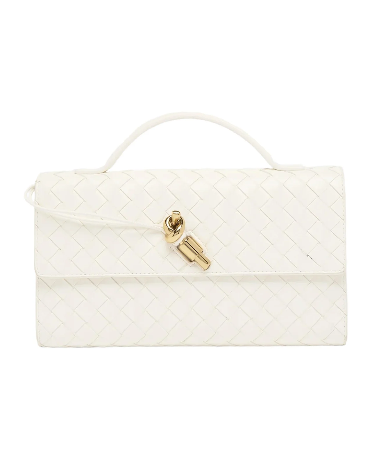 Bottega Veneta Andiamo Leather Clutch