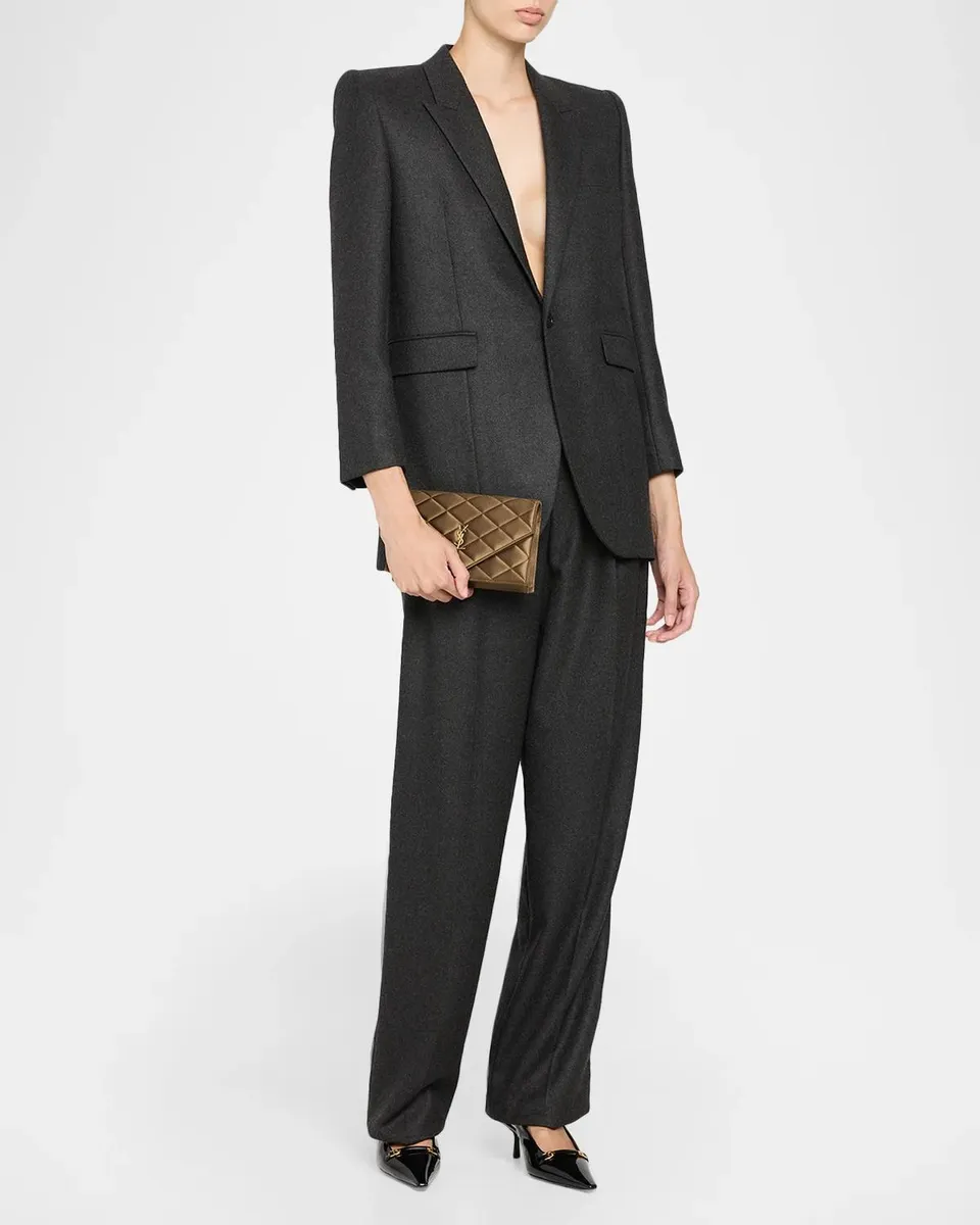 Saint Laurent YSL Small Quilted Wallet on Chain | Thumbnail 5 Saint Laurent YSL Small Quilted Wallet on Chain | Thumbnail 5