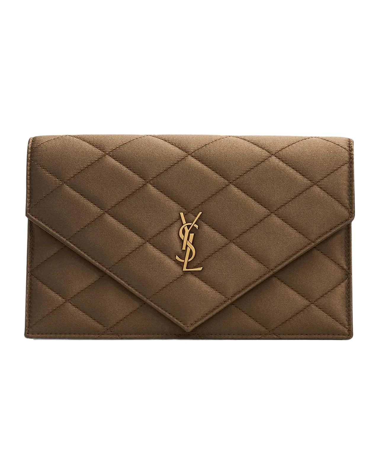 Saint Laurent YSL Small Quilted Wallet on Chain
