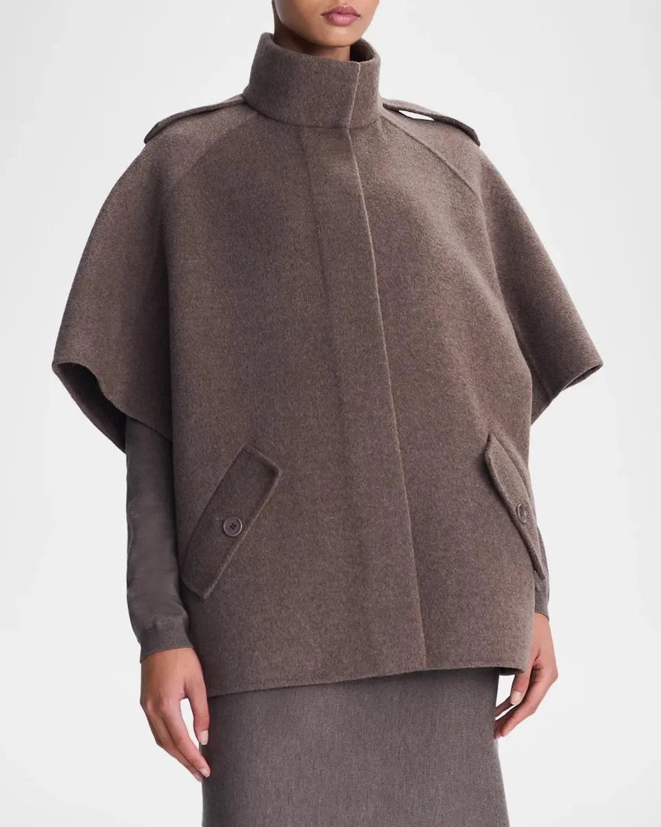 Simkhai Luly Wool-Blend Poncho | Thumbnail 4 Simkhai Luly Wool-Blend Poncho | Thumbnail 4