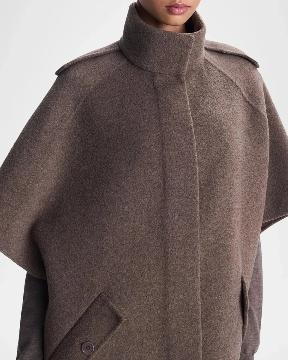 Simkhai Luly Wool-Blend Poncho | Thumbnail 5 Simkhai Luly Wool-Blend Poncho | Thumbnail 5
