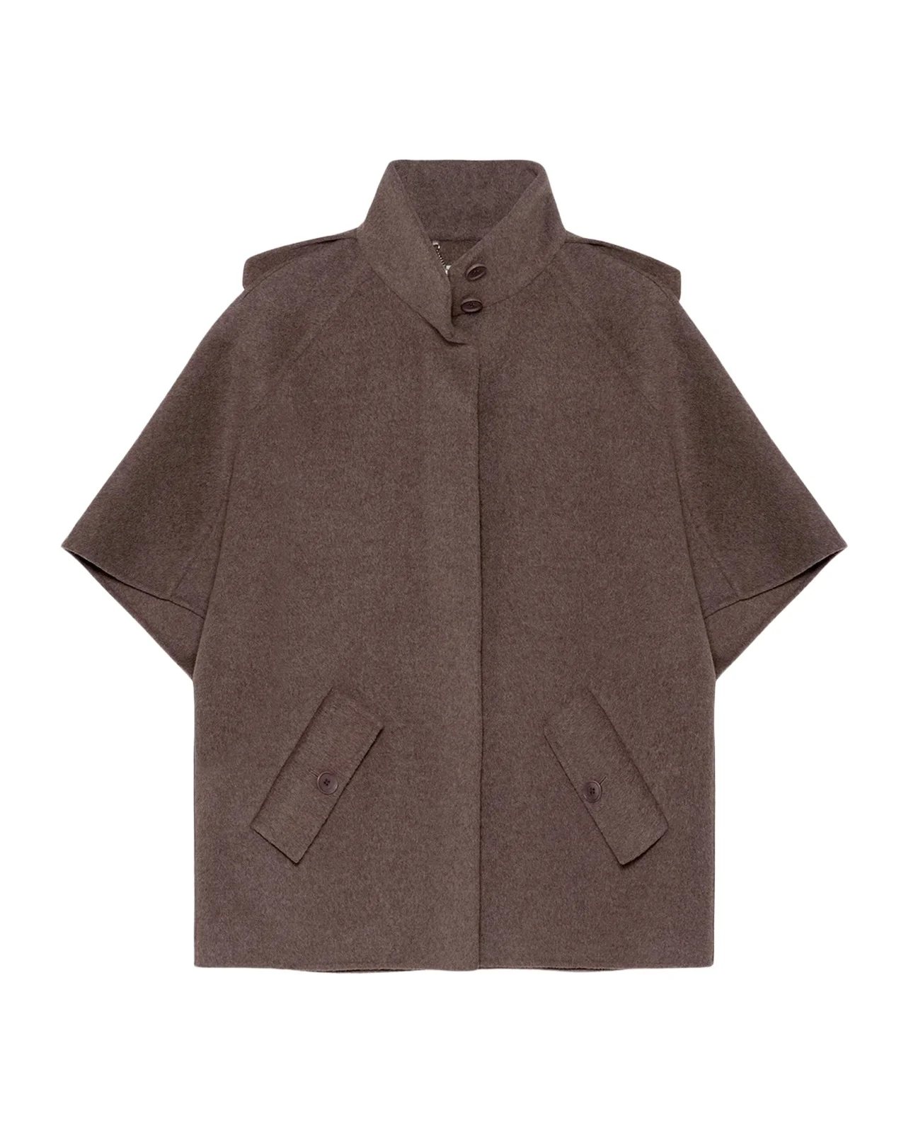 Simkhai Luly Wool-Blend Poncho