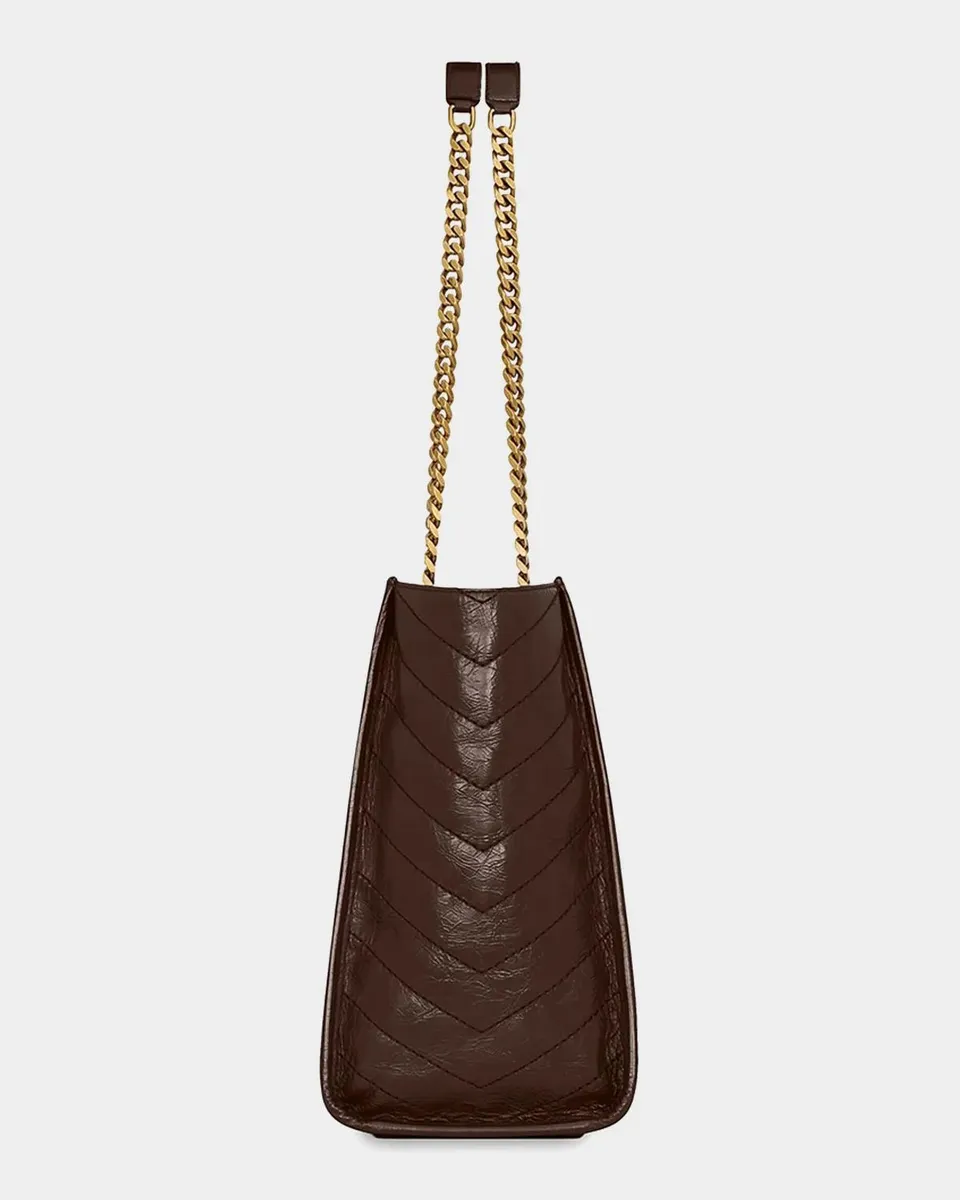 Saint Laurent Niki YSL Chevron Quilted Shopping Tote Bag | Thumbnail 7 Saint Laurent Niki YSL Chevron Quilted Shopping Tote Bag | Thumbnail 7