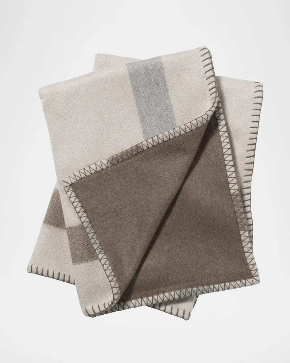 Sofia Cashmere Double-Face Cashmere Throw Blanket, 56" x 72" | Thumbnail 2 Sofia Cashmere Double-Face Cashmere Throw Blanket, 56" x 72" | Thumbnail 2