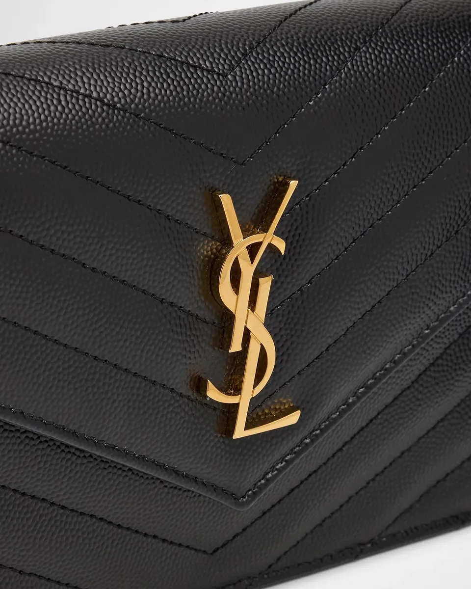 Saint Laurent Cassandre Quilted Chevron Leather Shoulder Bag | Thumbnail 6 Saint Laurent Cassandre Quilted Chevron Leather Shoulder Bag | Thumbnail 6