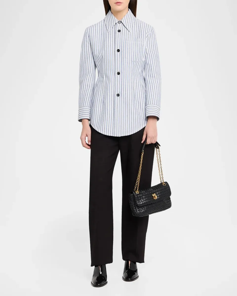 Bottega Veneta Madison Small Leather Shoulder Bag | Thumbnail 5