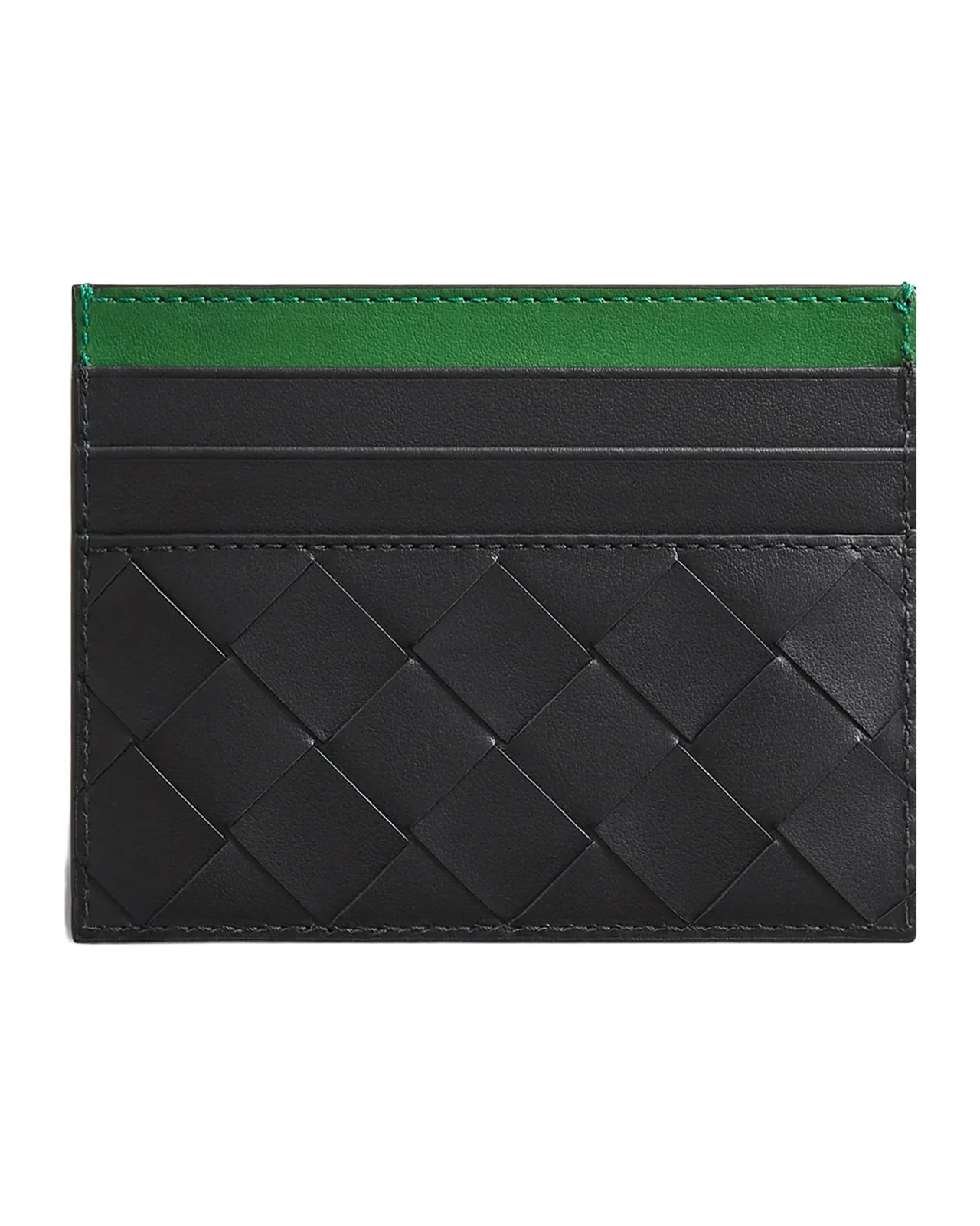 Bottega Veneta Men's Colorblock Leather Card Holder