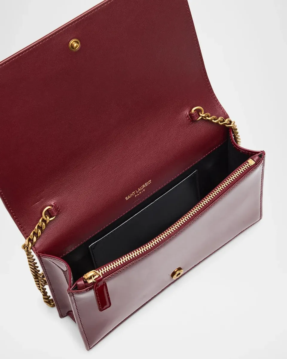 Saint Laurent YSL Patent Leather Crossbody Bag | Thumbnail 4