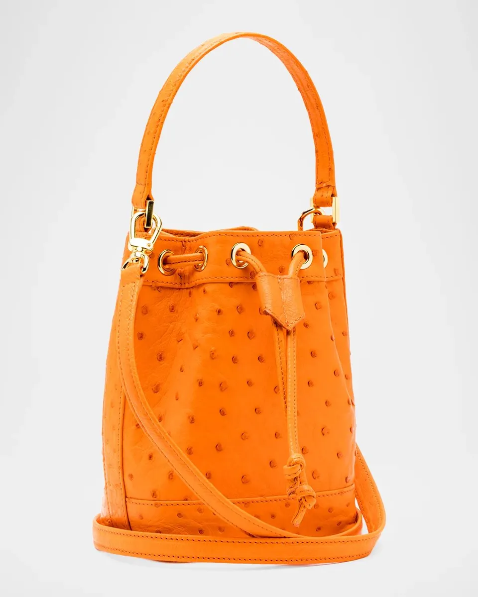 Lana Marks Baby Isla Ostrich Leather Tote Bag | Thumbnail 2 Lana Marks Baby Isla Ostrich Leather Tote Bag | Thumbnail 2