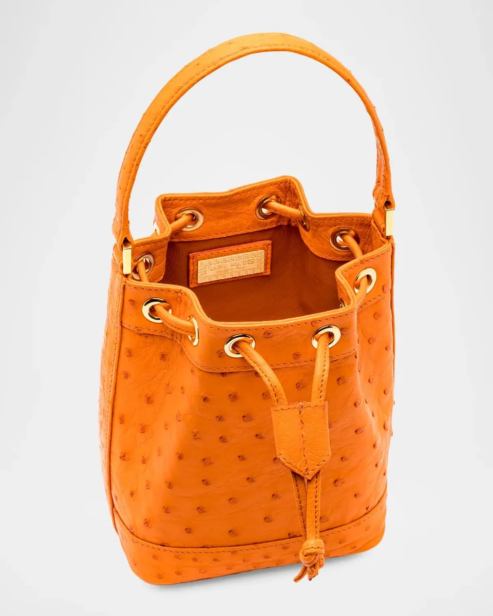 Lana Marks Baby Isla Ostrich Leather Tote Bag | Thumbnail 3 Lana Marks Baby Isla Ostrich Leather Tote Bag | Thumbnail 3