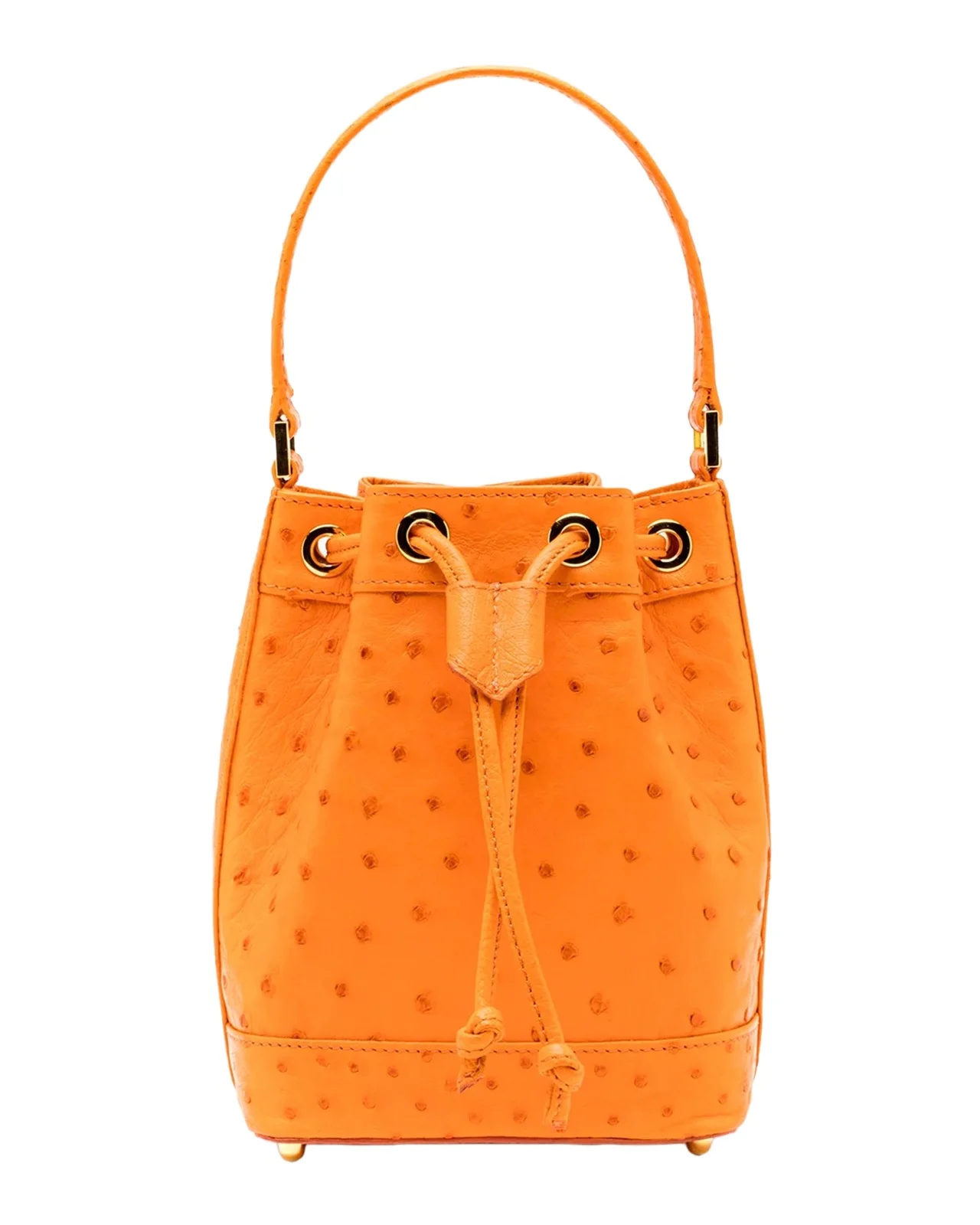 Baby Isla Ostrich Leather Tote Bag