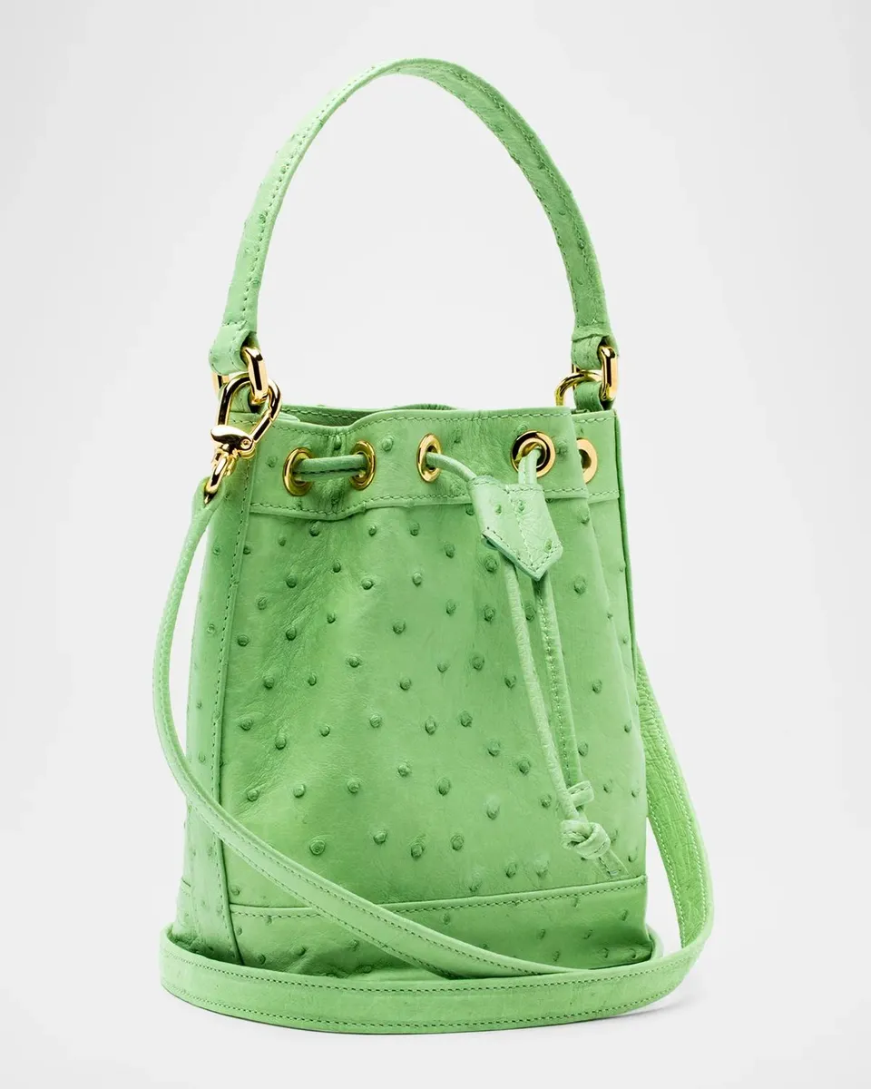 Lana Marks Baby Isla Ostrich Leather Tote Bag | Thumbnail 2 Lana Marks Baby Isla Ostrich Leather Tote Bag | Thumbnail 2