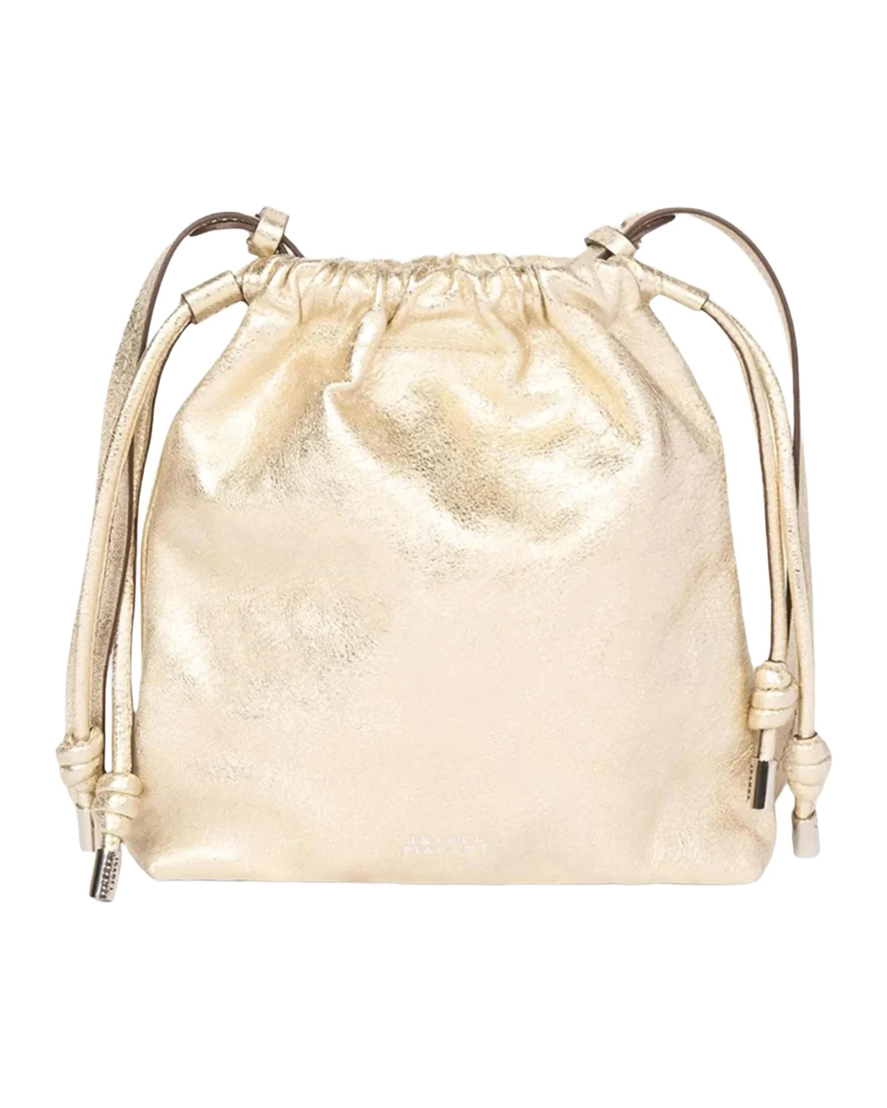 Silven Mini Metallic Leather Shoulder Bag