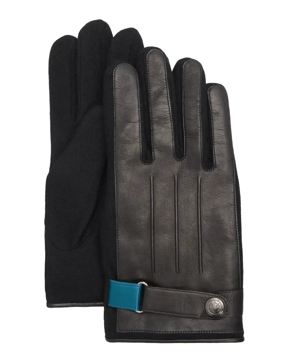 Paul Smith Men's York Button-Tab Gloves | Thumbnail 2 Paul Smith Men's York Button-Tab Gloves | Thumbnail 2
