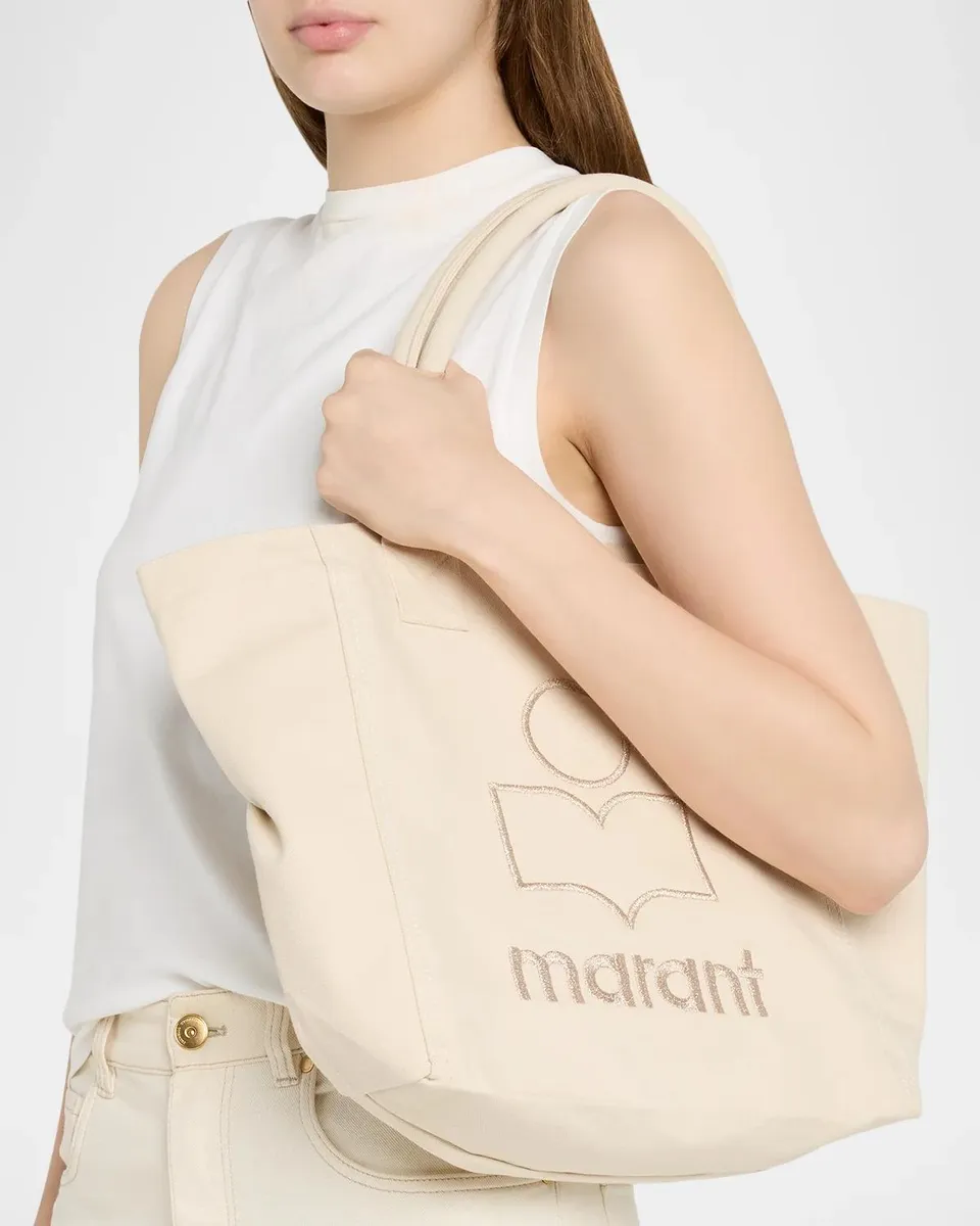 Isabel Marant Yenky Small Cotton Canvas Tote Bag | Thumbnail 2 Isabel Marant Yenky Small Cotton Canvas Tote Bag | Thumbnail 2