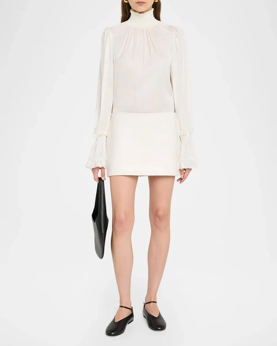 Kobi Halperin Maxine Smocked Blouse | Thumbnail 2 Kobi Halperin Maxine Smocked Blouse | Thumbnail 2