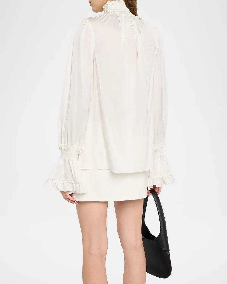 Kobi Halperin Maxine Smocked Blouse | Thumbnail 3 Kobi Halperin Maxine Smocked Blouse | Thumbnail 3