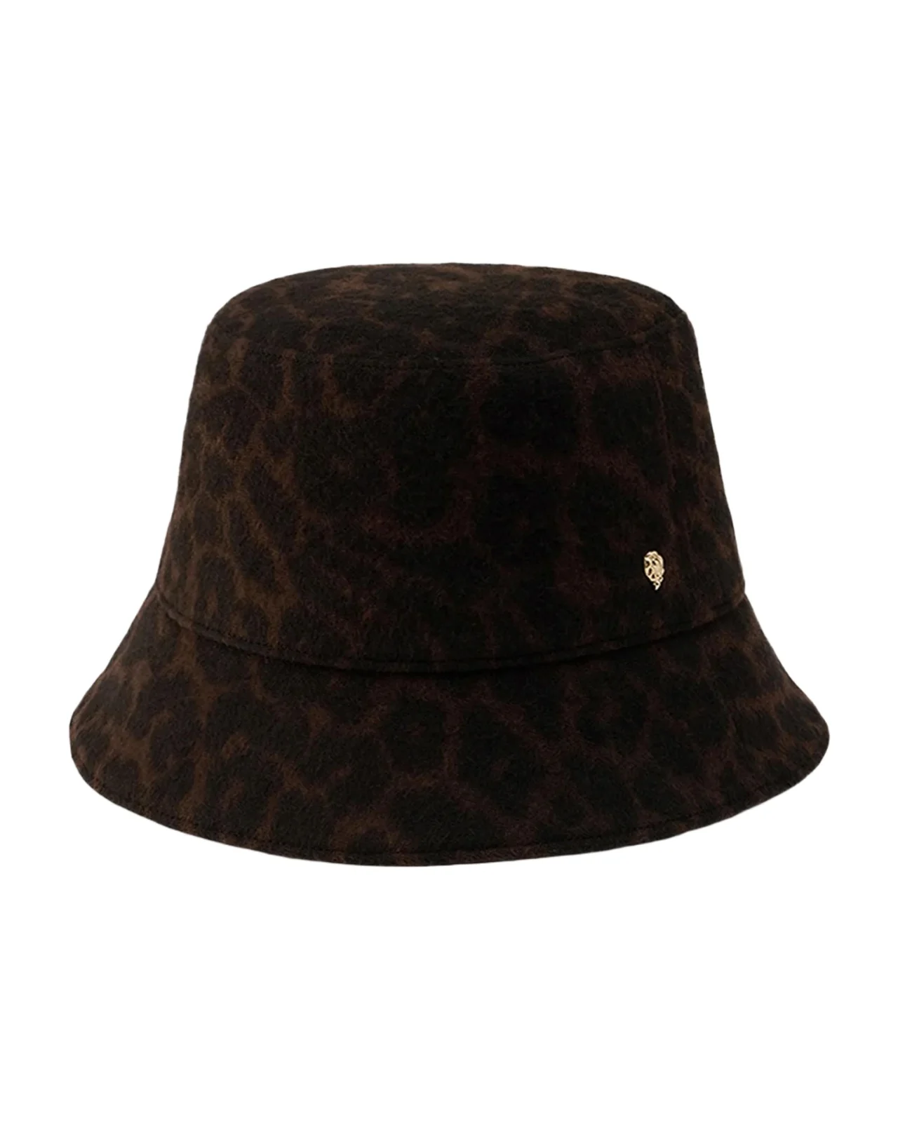 Helen Kaminski Cyrus Wool-Blend Leopard Jacquard Bucket Hat