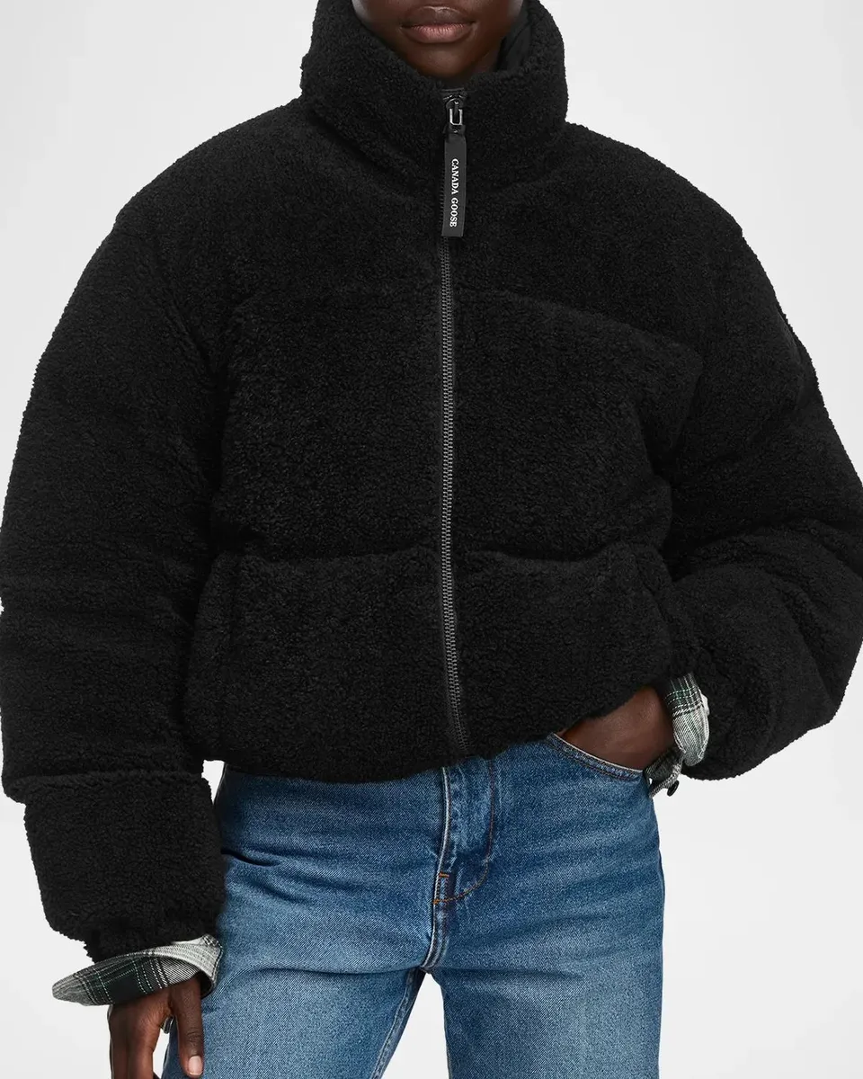 Canada Goose Fallon Puffer Jacket in High-Pile Fleece | Thumbnail 4 Canada Goose Fallon Puffer Jacket in High-Pile Fleece | Thumbnail 4