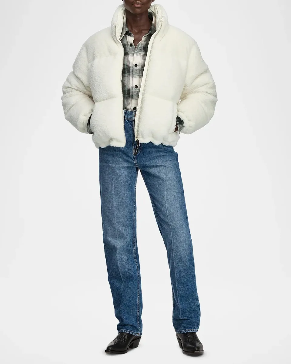 Canada Goose Fallon Puffer Jacket in High-Pile Fleece | Thumbnail 2