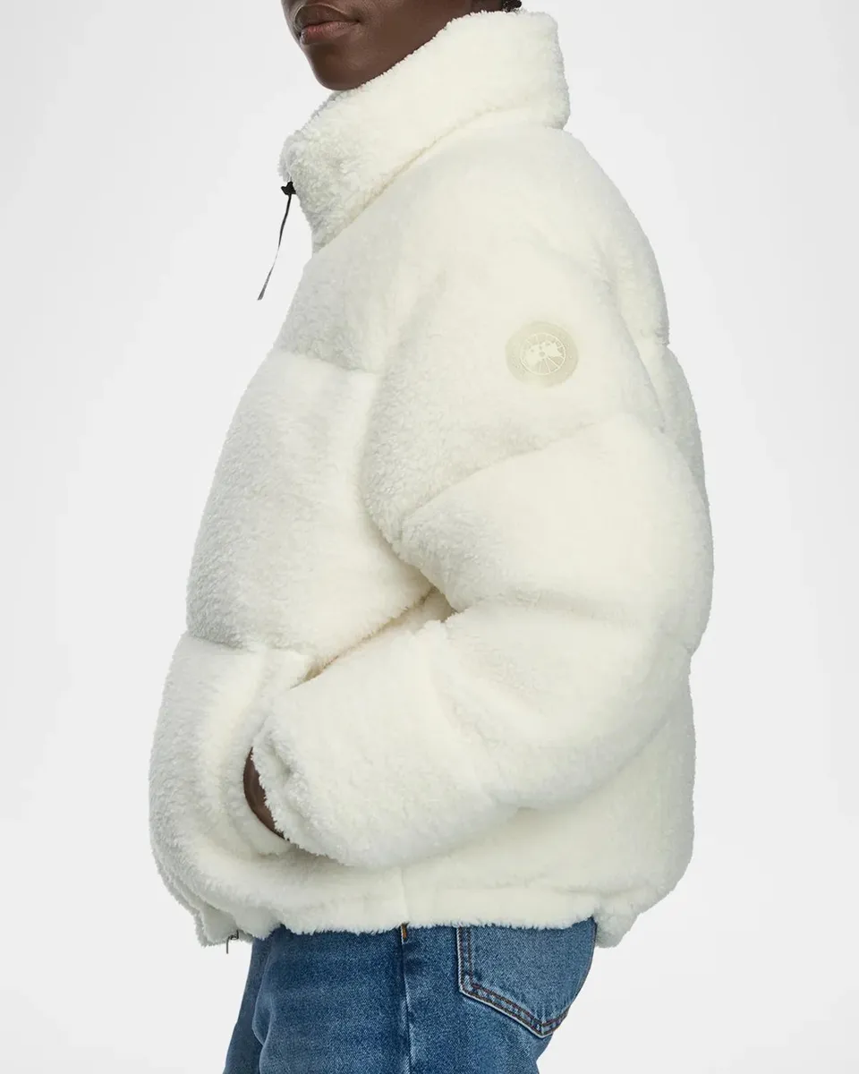Canada Goose Fallon Puffer Jacket in High-Pile Fleece | Thumbnail 6
