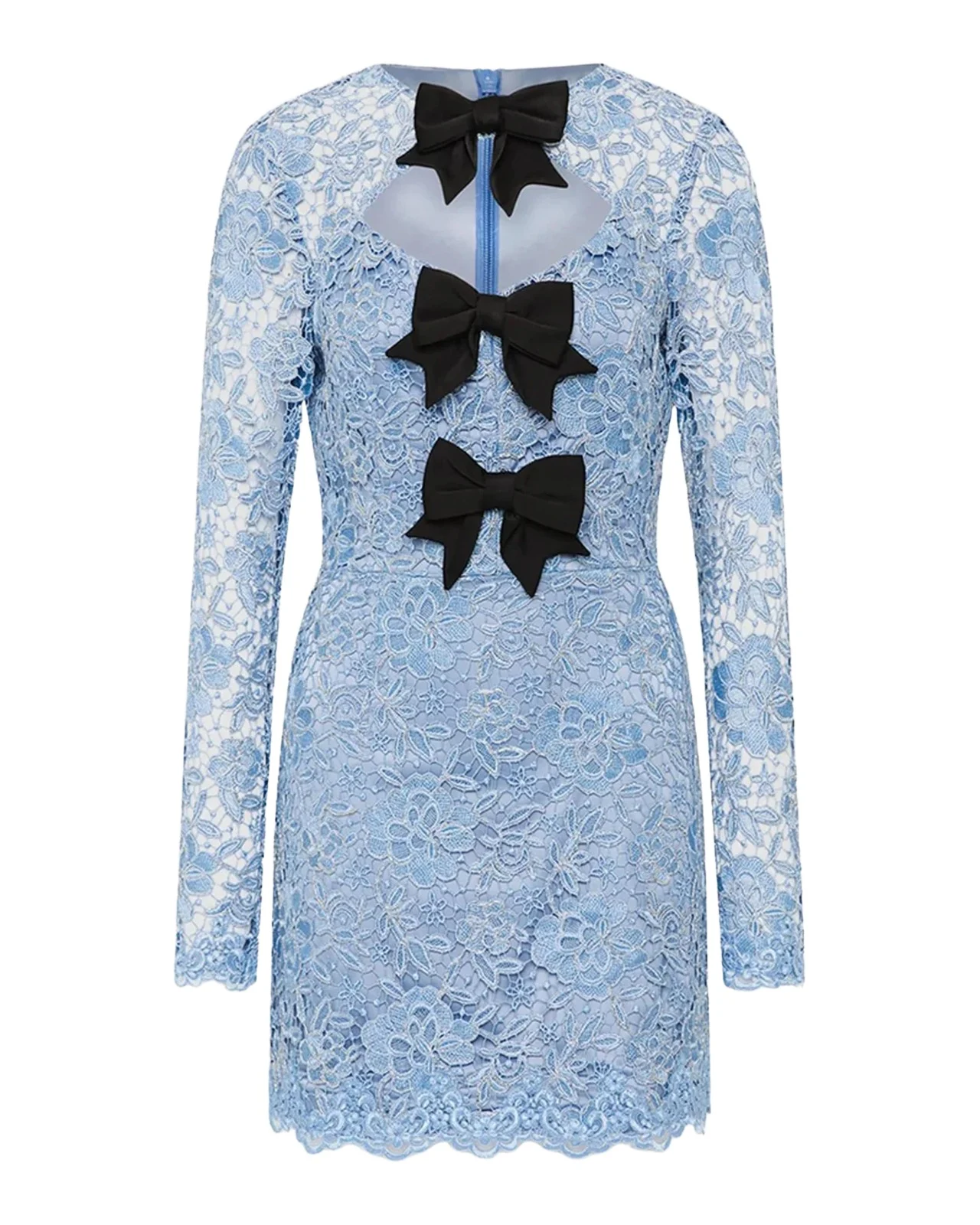 Nottingham Floral Lace Cutout Mini Dress