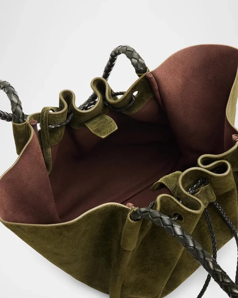 Proenza Schouler Large Ruched Suede Tote Bag | Thumbnail 3 Proenza Schouler Large Ruched Suede Tote Bag | Thumbnail 3