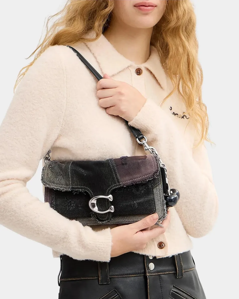 Coach Tabby Patchwork Denim Shoulder Bag | Thumbnail 2