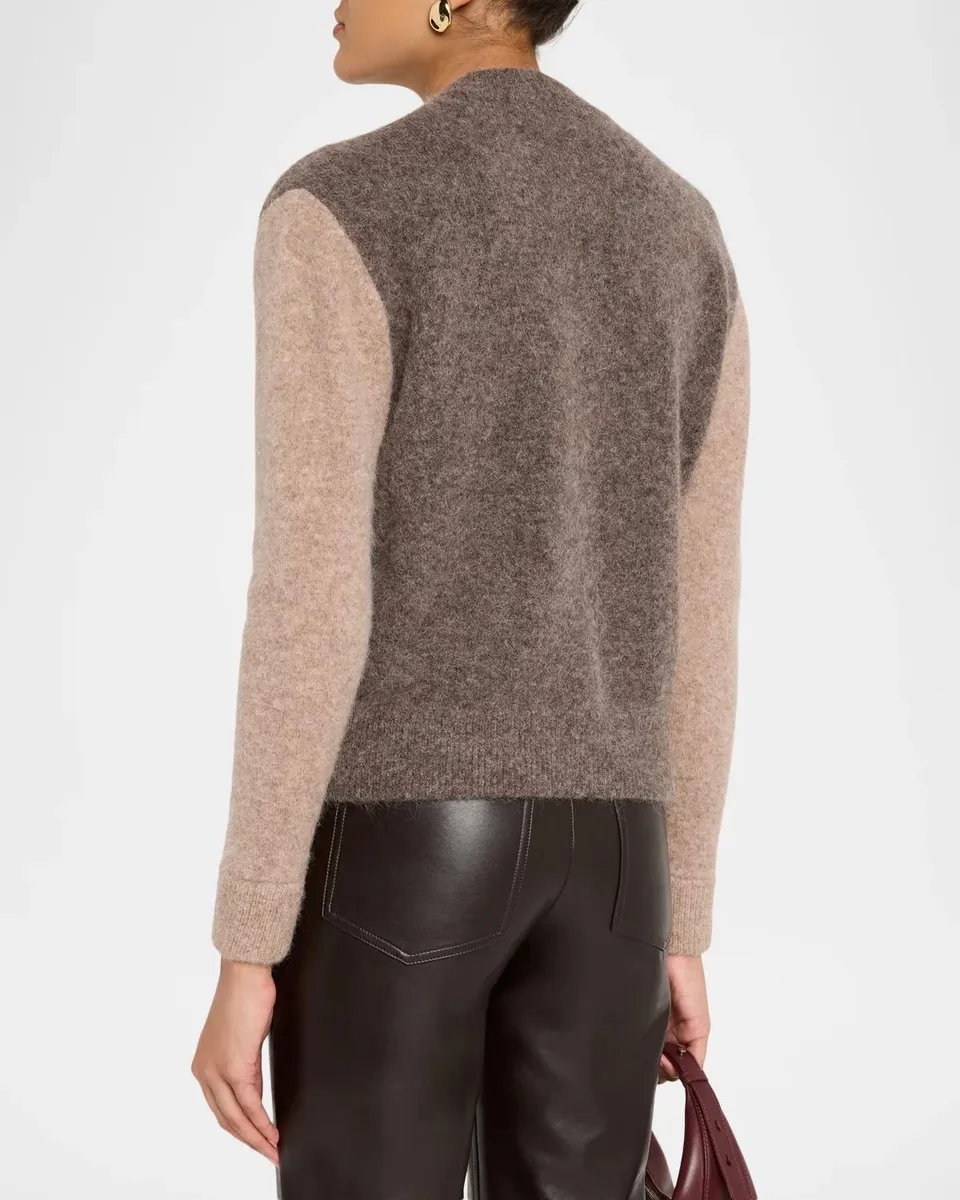 MAJESTIC FILATURES Colorblock Ultra Soft Alpaca-Blend Jacket | Thumbnail 3 MAJESTIC FILATURES Colorblock Ultra Soft Alpaca-Blend Jacket | Thumbnail 3