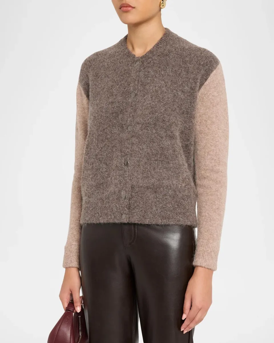 MAJESTIC FILATURES Colorblock Ultra Soft Alpaca-Blend Jacket | Thumbnail 4 MAJESTIC FILATURES Colorblock Ultra Soft Alpaca-Blend Jacket | Thumbnail 4