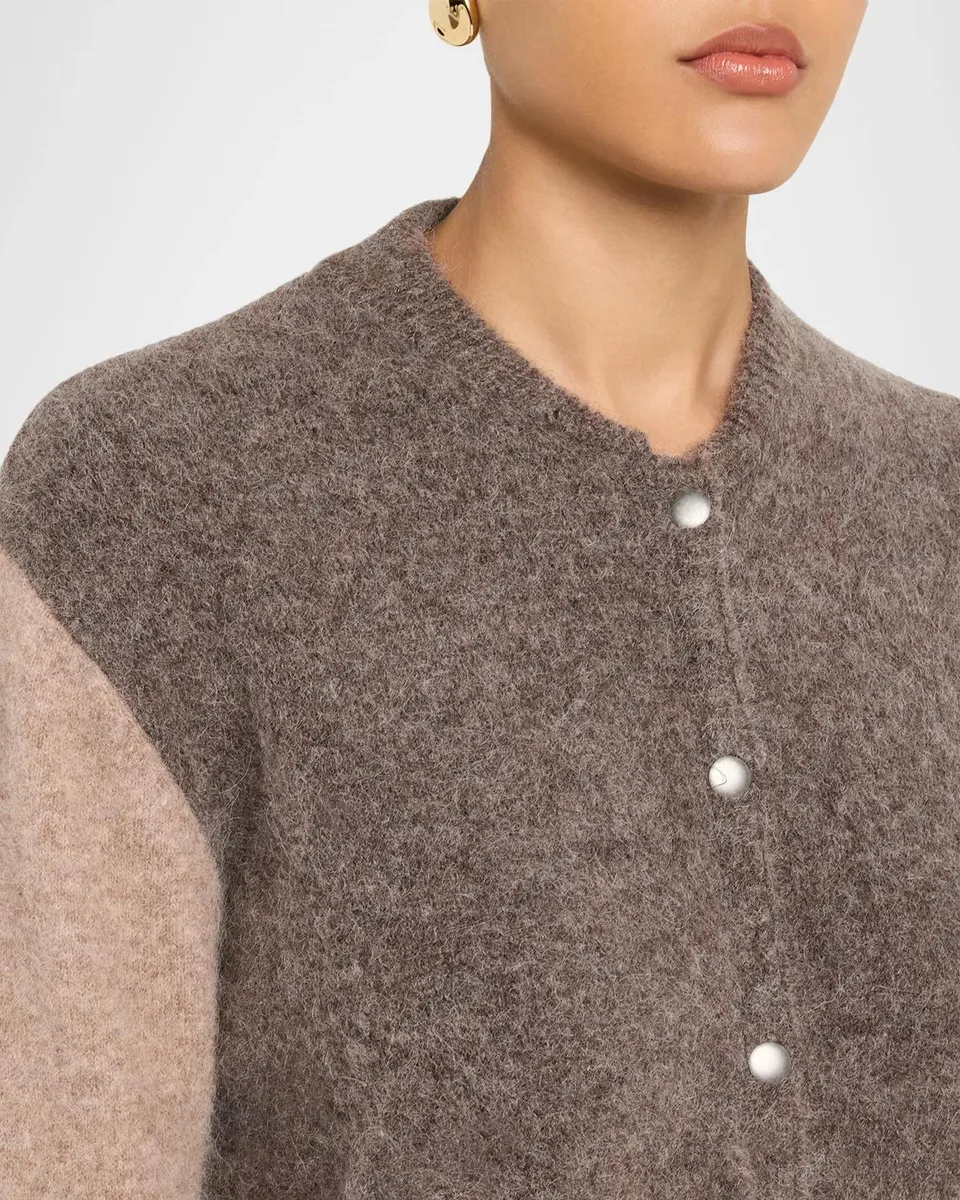 MAJESTIC FILATURES Colorblock Ultra Soft Alpaca-Blend Jacket | Thumbnail 5 MAJESTIC FILATURES Colorblock Ultra Soft Alpaca-Blend Jacket | Thumbnail 5