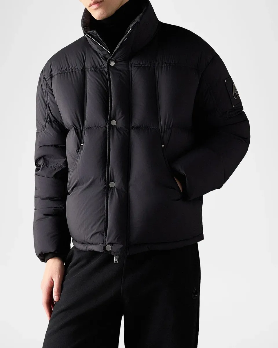 Moose Knuckles Men's Everest Stand Collar Puffer Jacket | Thumbnail 4 Moose Knuckles Men's Everest Stand Collar Puffer Jacket | Thumbnail 4
